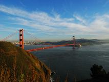 marin headlands golden gate bridge view